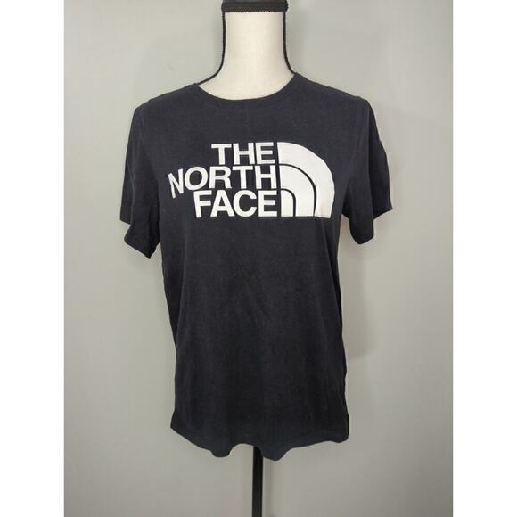 The North Face women's Black‎ & White Short-Sleeve Half Dome Tee Size S - Picture 1 of 6